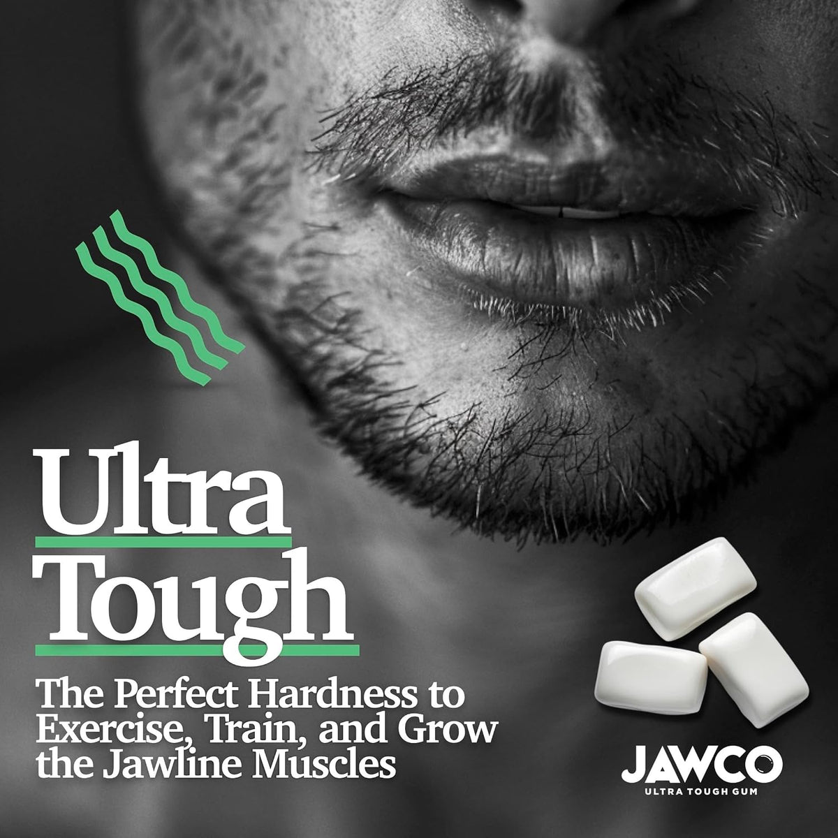 Authentic JAWCO imported jawline workout gum for masseter muscle training