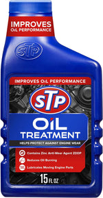 STP High Viscosity Oil Treatment 15 Fluid Ounces bottle front view