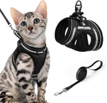 rabbitgoo Cat Harness and Leash, Step-in Escape Proof Kitten Harness Set, Soft Comfortable Cat Vest, Easy to Wear and Adjust, Reflective for Safe Outdoor Walking, Purple, Small - Image 12