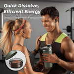 Prochain stainless steel sports bottle built in threaded mixer screen