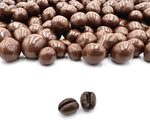 Back label view showing nutrition facts and ingredients of LaetaFood chocolate espresso beans.