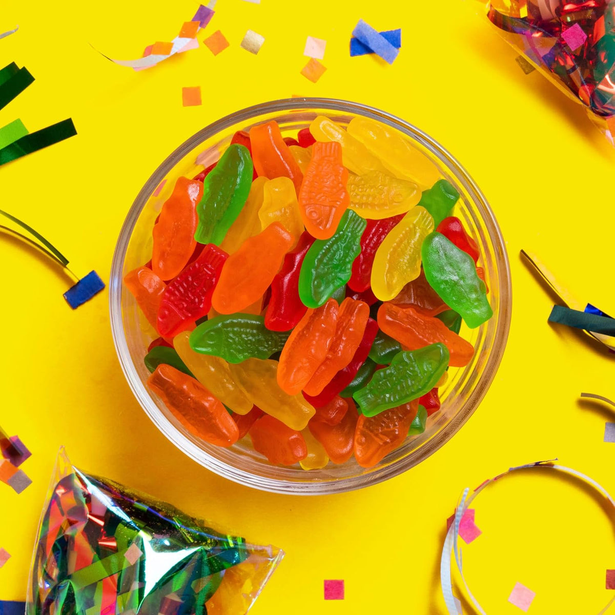 SWEDISH FISH Mini Assorted Soft & Chewy Gummy Candy, Family Size, Bulk Candy, 1.8 lb - Image 9