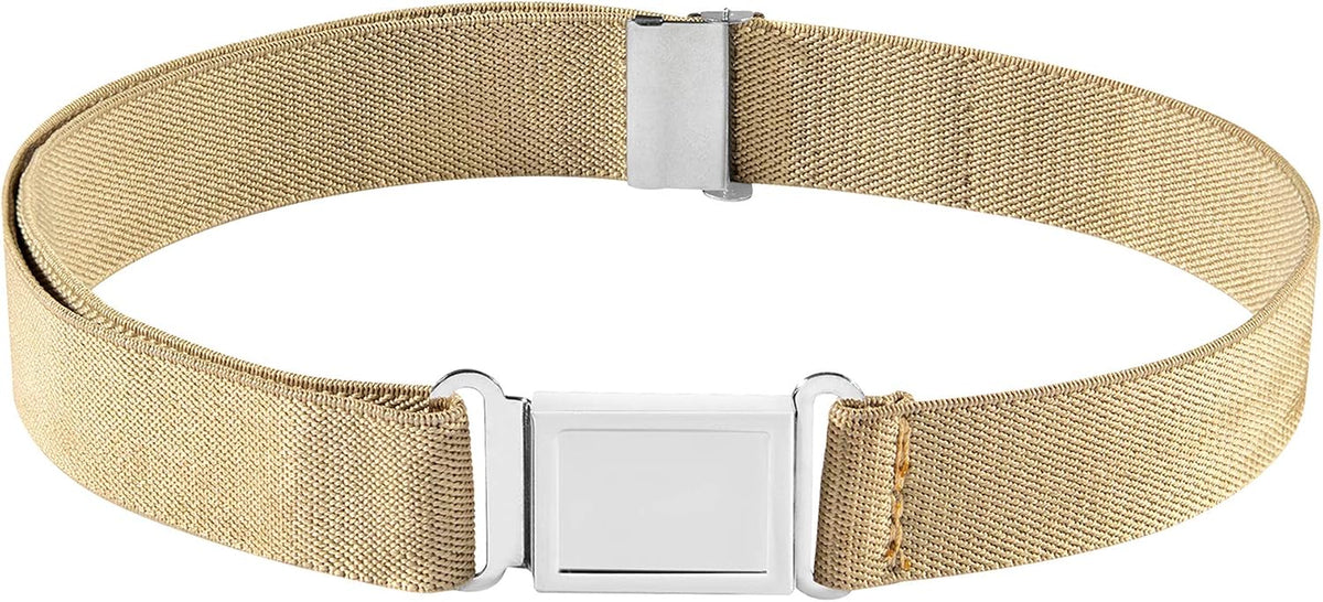 Kids Boys Toddler Adjustable Elastic Dress Stretch Belt with Flat Magnetic Buckle - Image 9