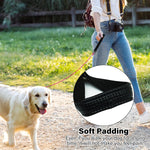 Durable anti bite dog lead with secure sliding lock buckle system