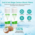 SimPure sediment and carbon block filter cartridges