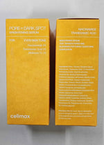 Celimax imported Korean skincare serum container showing detailed ingredients and usage directions