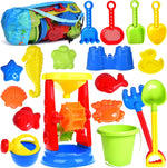 Fun Little Toys 19 piece sand and beach toy set