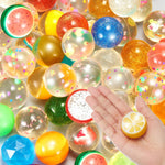 Shappy large bouncy balls shown as goodie bag fillers for kids parties