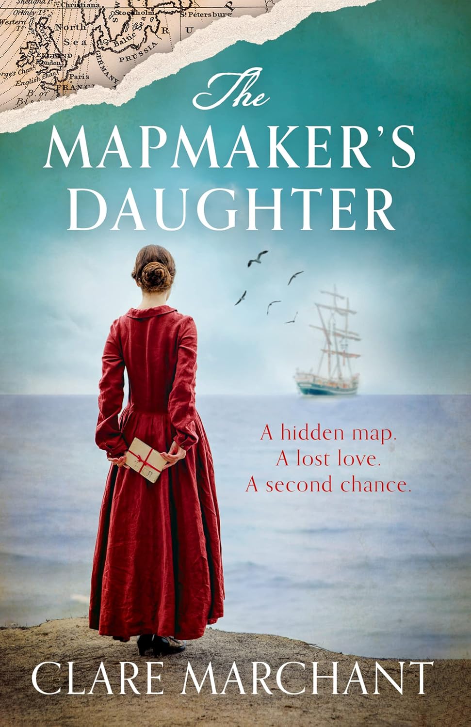 Clare Marchant The Mapmaker's Daughter historical fiction novel front cover view