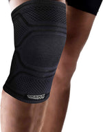Copper Fit Elite Knee Compression Sleeve Knee Brace 2-Pack, Black (Large/X-Large, 16''-20''),2.0 Count - Image 9