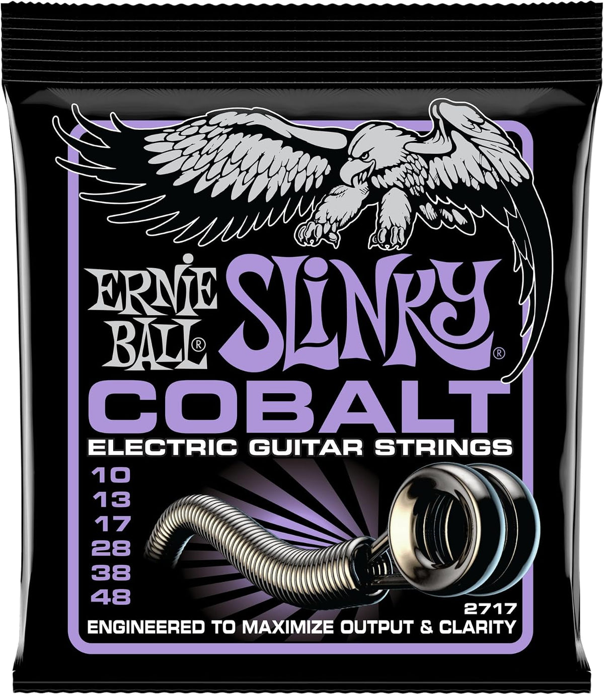 Ernie Ball extra slinky guitar strings box layout