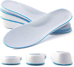 Xinifoot height increase insole front view with breathable mesh surface