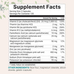 Micro Ingredients Advanced Electrolyte Complex Supplement Facts label