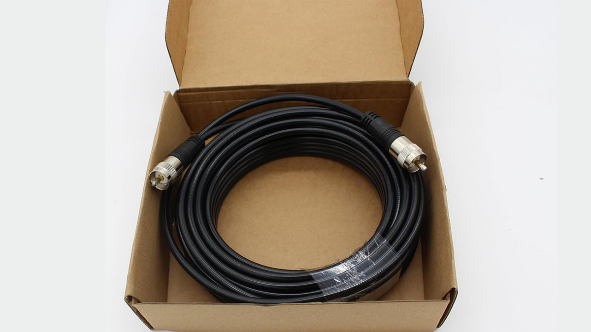 Exgoofit RG8X jumper cables for antenna analyzer application