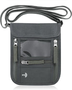 WALNEW Travel Neck Wallet, RFID Blocking Passport Holder with Lanyard - Image 10