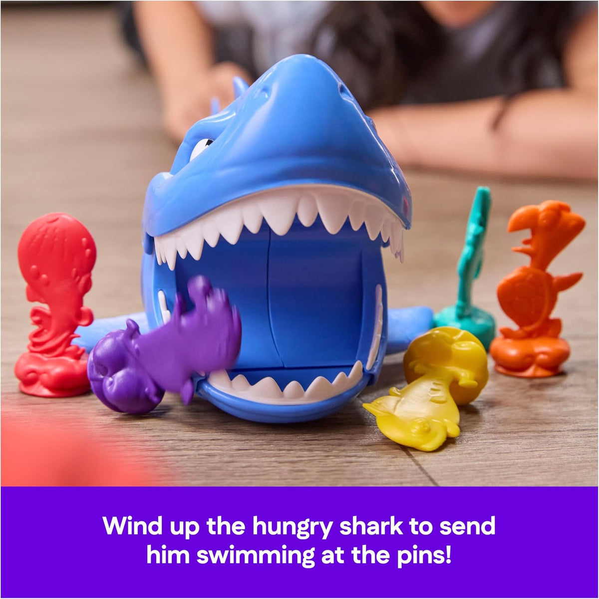 Spin Master Shark Strike kids game components laid out for play