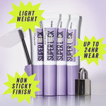 Close up of Maybelline Super Lock Brow Glue applicator brush