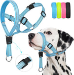 Weesiber Soft Dog Head Collar - Adjustable Dog Head Harness, Padded No Pull Head Halter Collar with Reflective Safety Strip for Training and Walking(Green,M) - Image 11