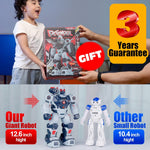 Toylefun smart robot highlighting water spray feature