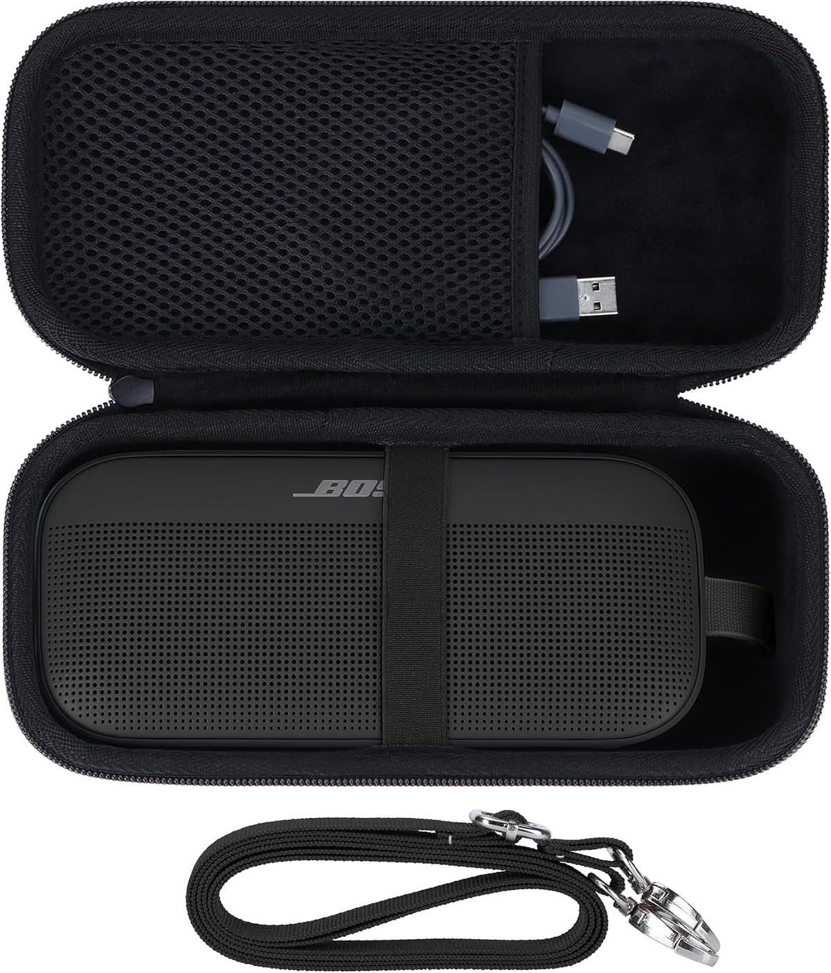 Silicone Cover Compatible with Bose SoundLink Flex 2nd Gen/Bose SoundLink Flex Portable Speaker (Blue Dusk) - Image 11