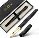 Mr. Pen luxury rollerball pen front view matte black metal finish