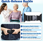 Gait Belt for Seniors, Adjustable Medical Transfer Safety Belt with Handles, Quick Release Buckle, Durable Nylon Mobility Assist Gait Belts for Elderly, Disabled & Patient(31.5-54in, 250lbs) - Image 4