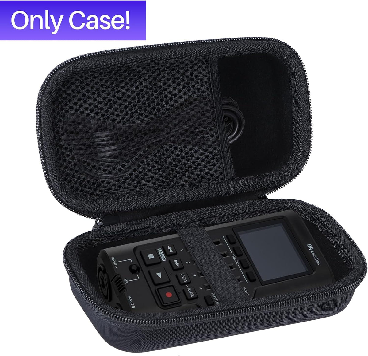 Lebakort protective hard case open view showing interior lining