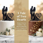 Kootips bride and groom cake decoration in packaging box