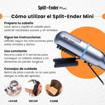 Split-Ender mini hair care device open chamber view