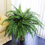 Larksilk artificial green houseplant angle view