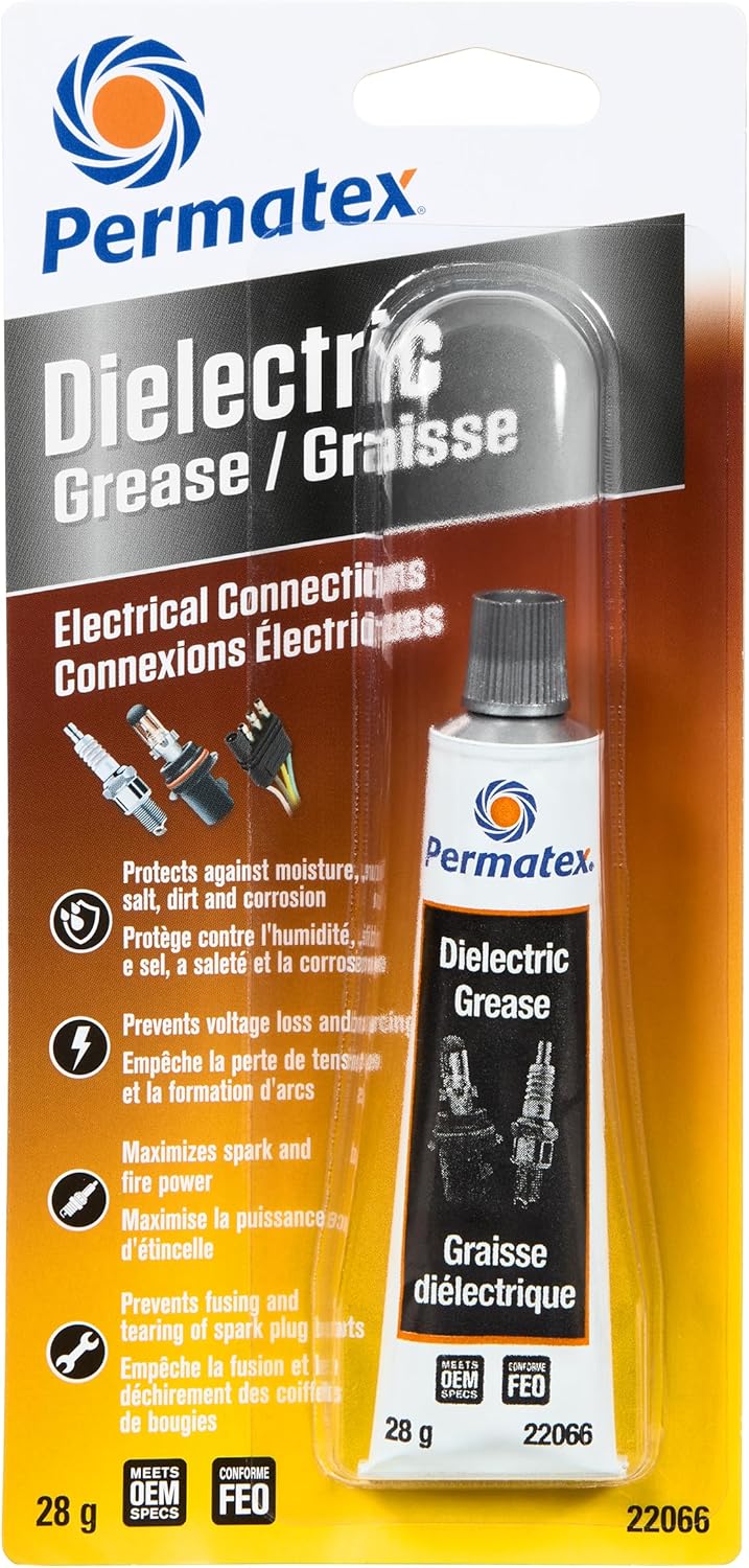 Permatex Dielectric Tune Up Grease front view tube for electrical protection