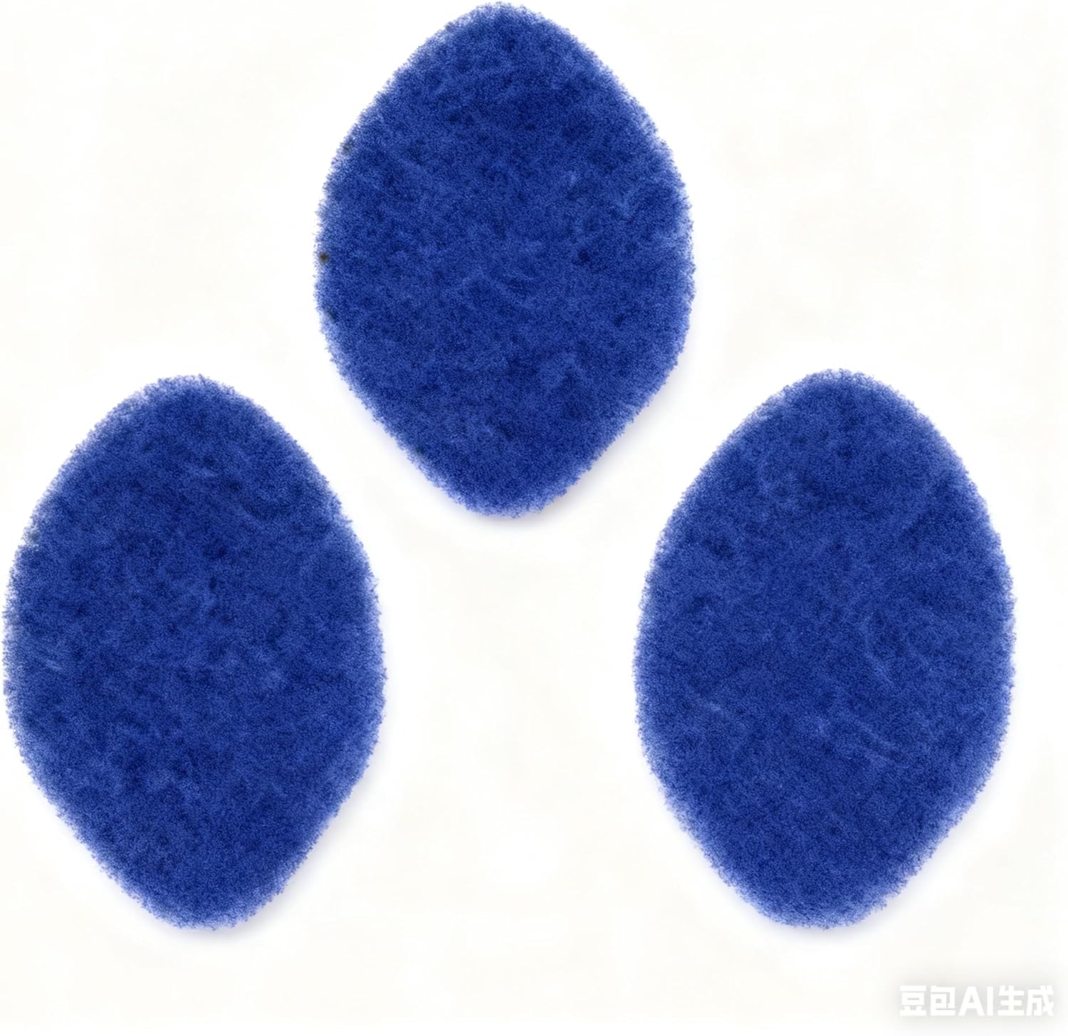 RXZHZYM tub and tile scrubber replacement blue three pack front view high performance bathroom cleaning pad