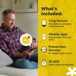 Ting fire safety mobile app alert notification screen