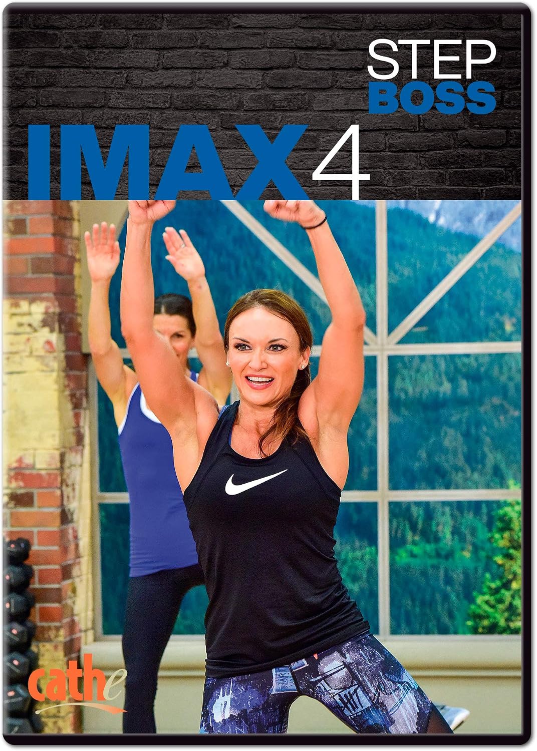 Cathe Friedrich Step Boss Imax 4 workout DVD front cover packaging