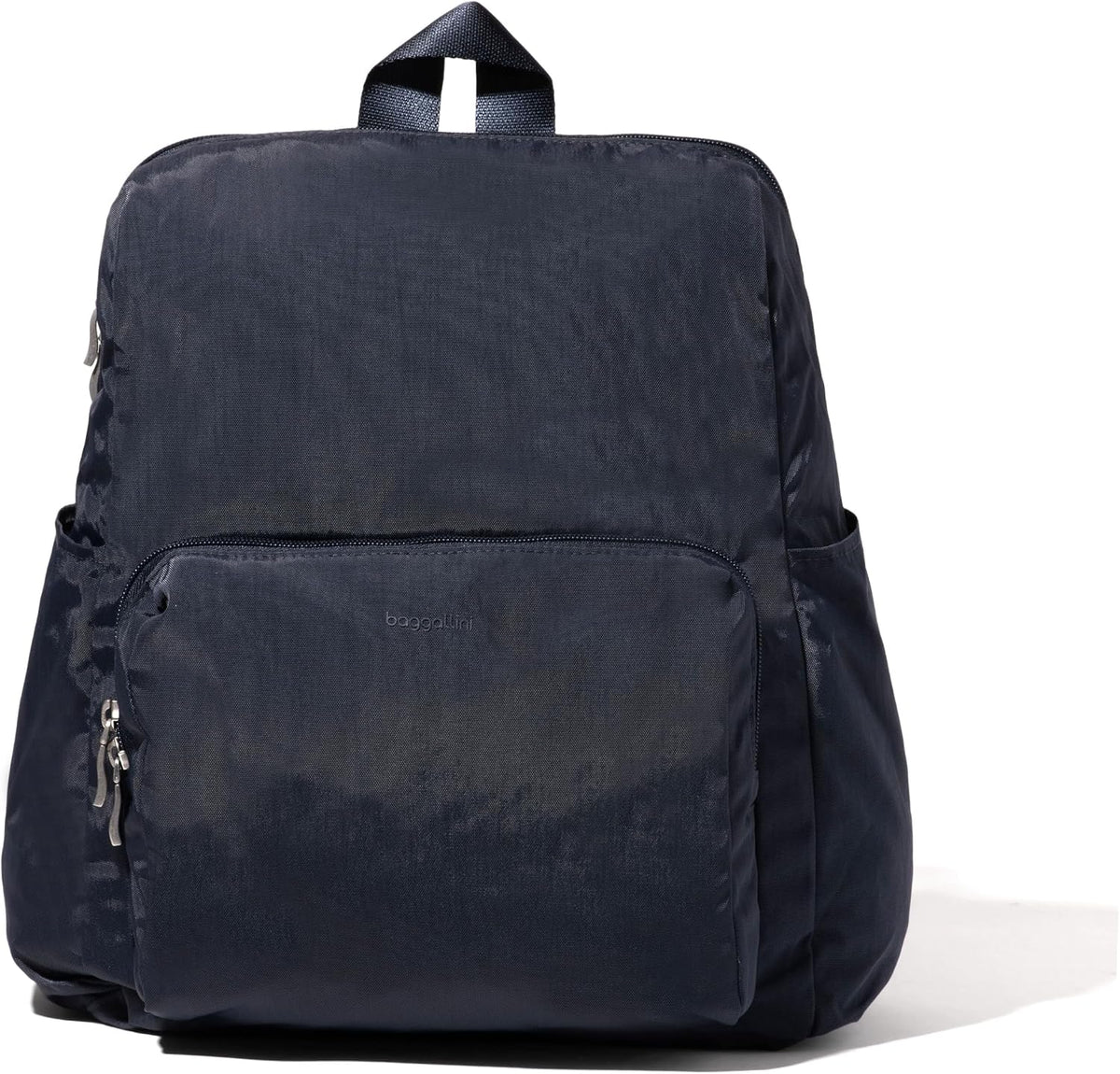 Baggallini Women's Carryall Packable Backpack, Indigo Petal - Image 13