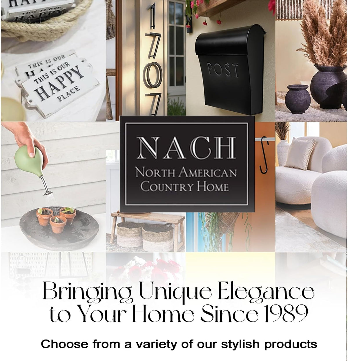 NACH house mailbox lifestyle display