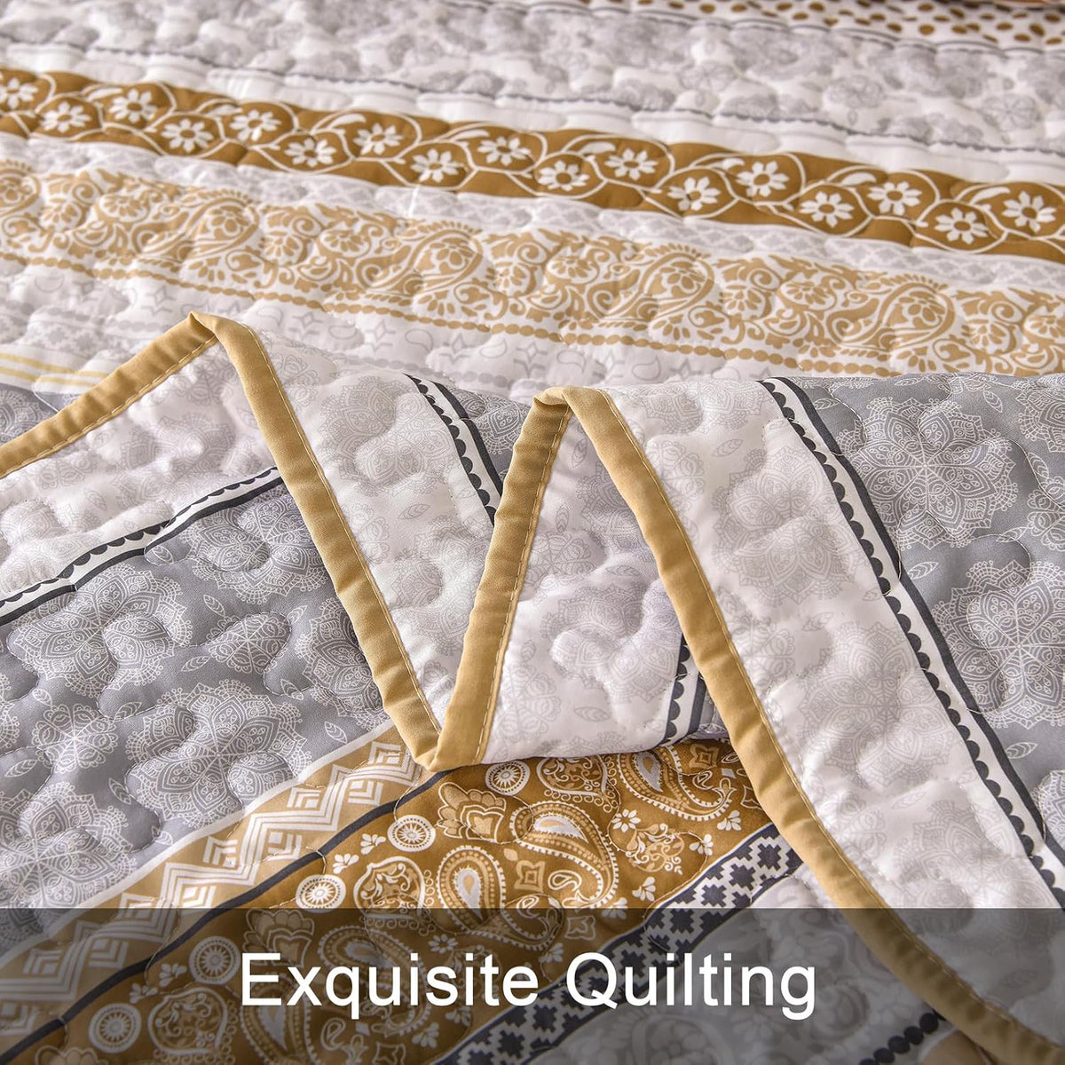 Wongs Bedding high density stitching inspection view