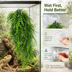 Hercocci hanging plants with suction cup attachment detail