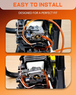 Durable fuel lines and replacement fuel filters included in the assembly kit