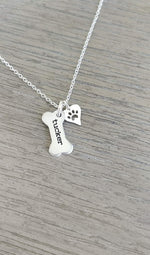 Authentic USA imported Gracefully Made jewelry packaging with dog lover necklace