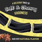 Vegan and kosher certified Wiley Wallaby black licorice family pack