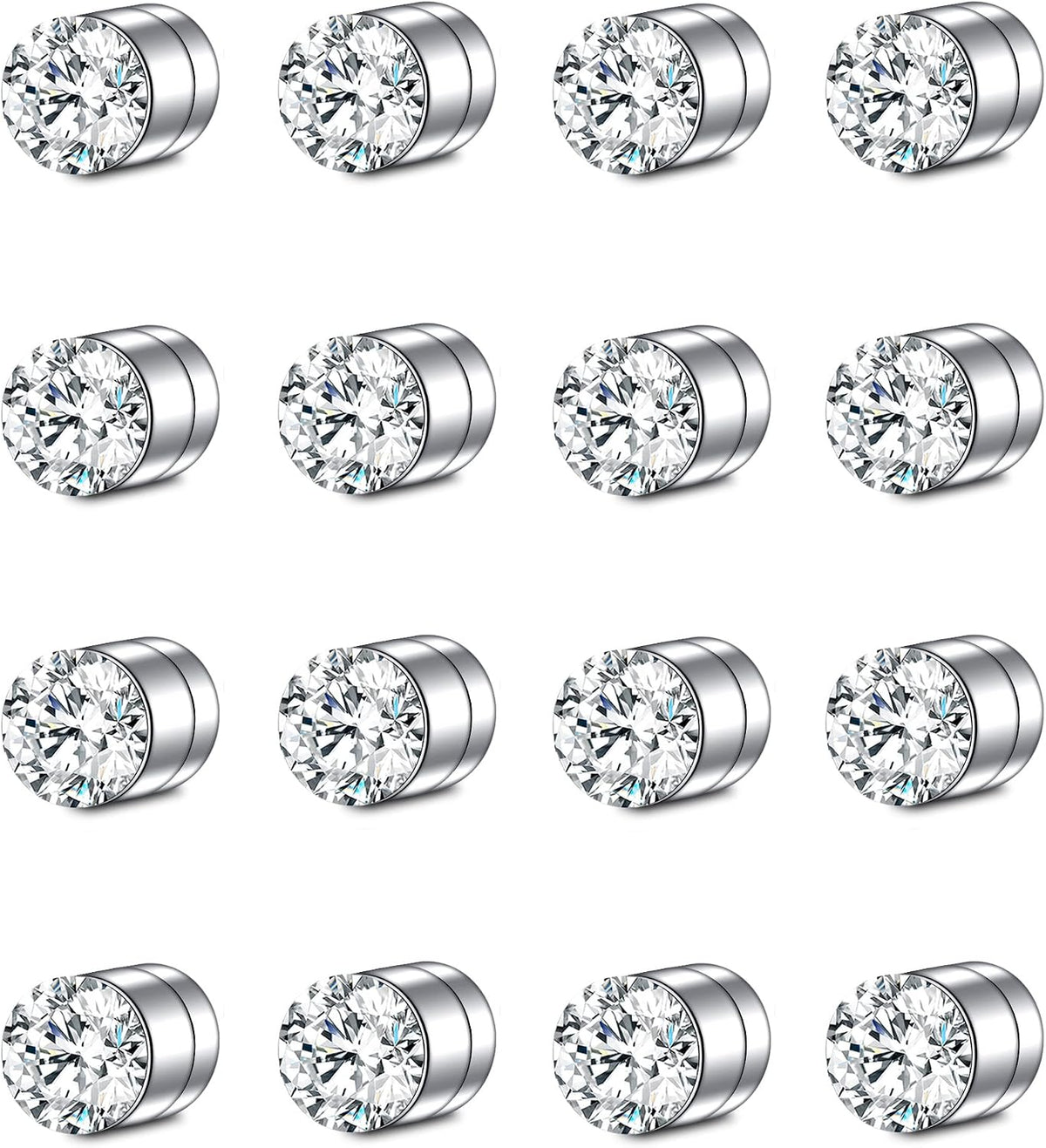 Fake Nose Ring Hoop Fake Septum Fake Nose Ring Fake Septum Nose Ring Fake Nose Piercing Fake Nose Ring Stud Double Fake Noe Rings for Women Men - Image 15