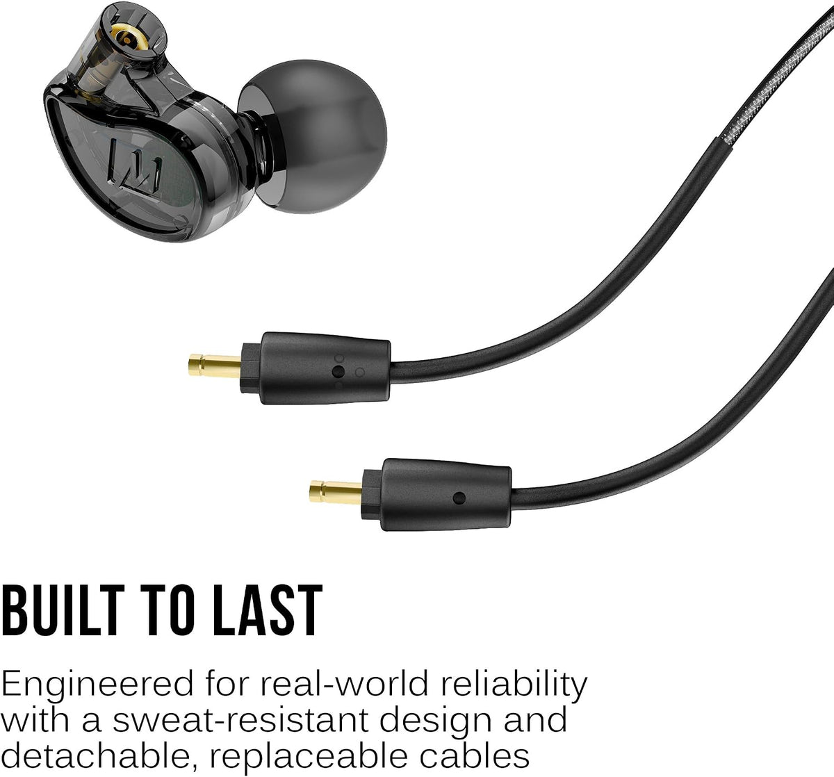 MEE audio M6 PRO studio headphones showing dynamic driver acoustic design