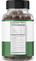 Dorado Nutrition daily greens gummies nutrition label detail