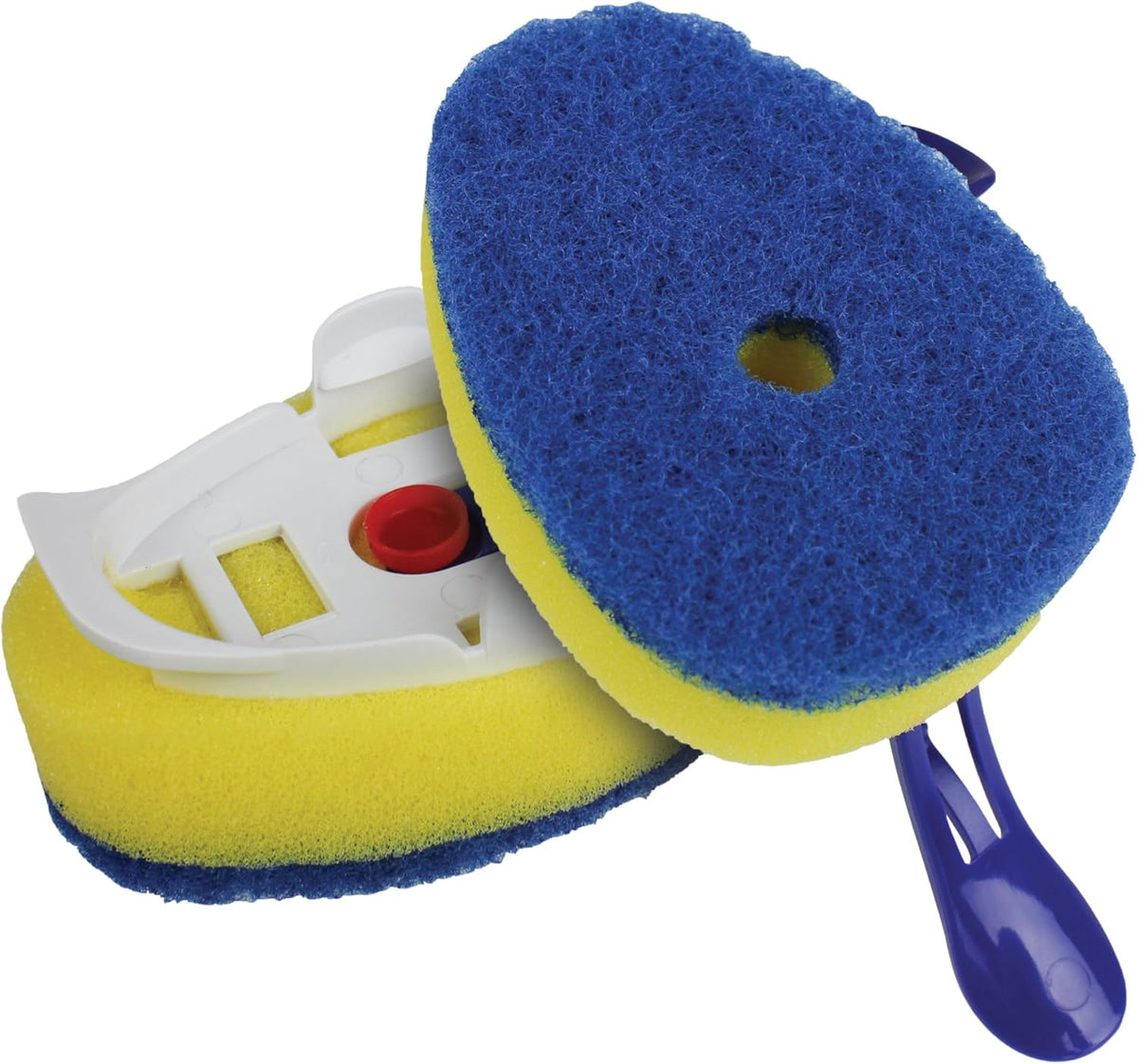 Dawn dishwand refill scrub heads pack of two angled view