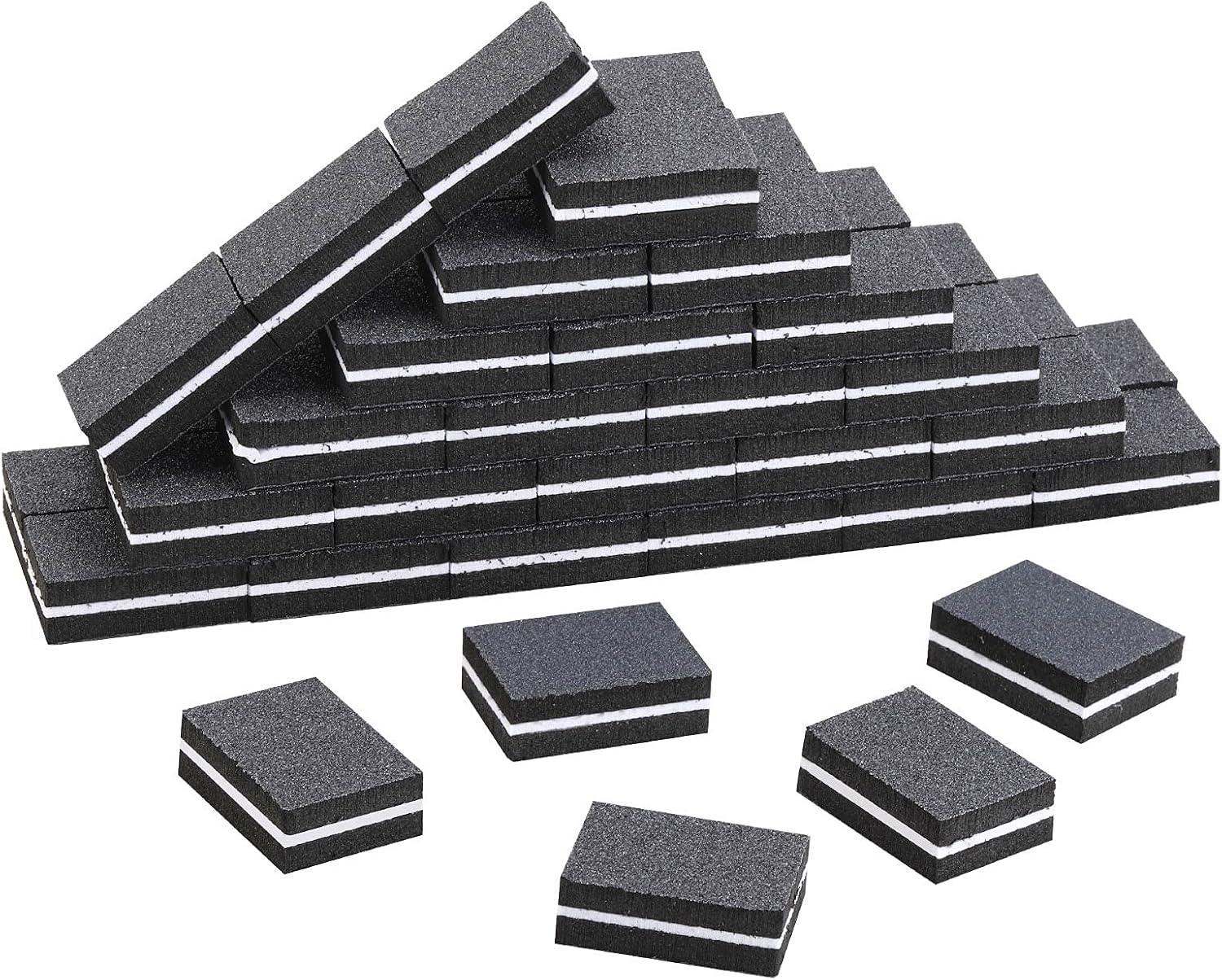 acDesign mini buffers for nails front view showing black dual-sided blocks