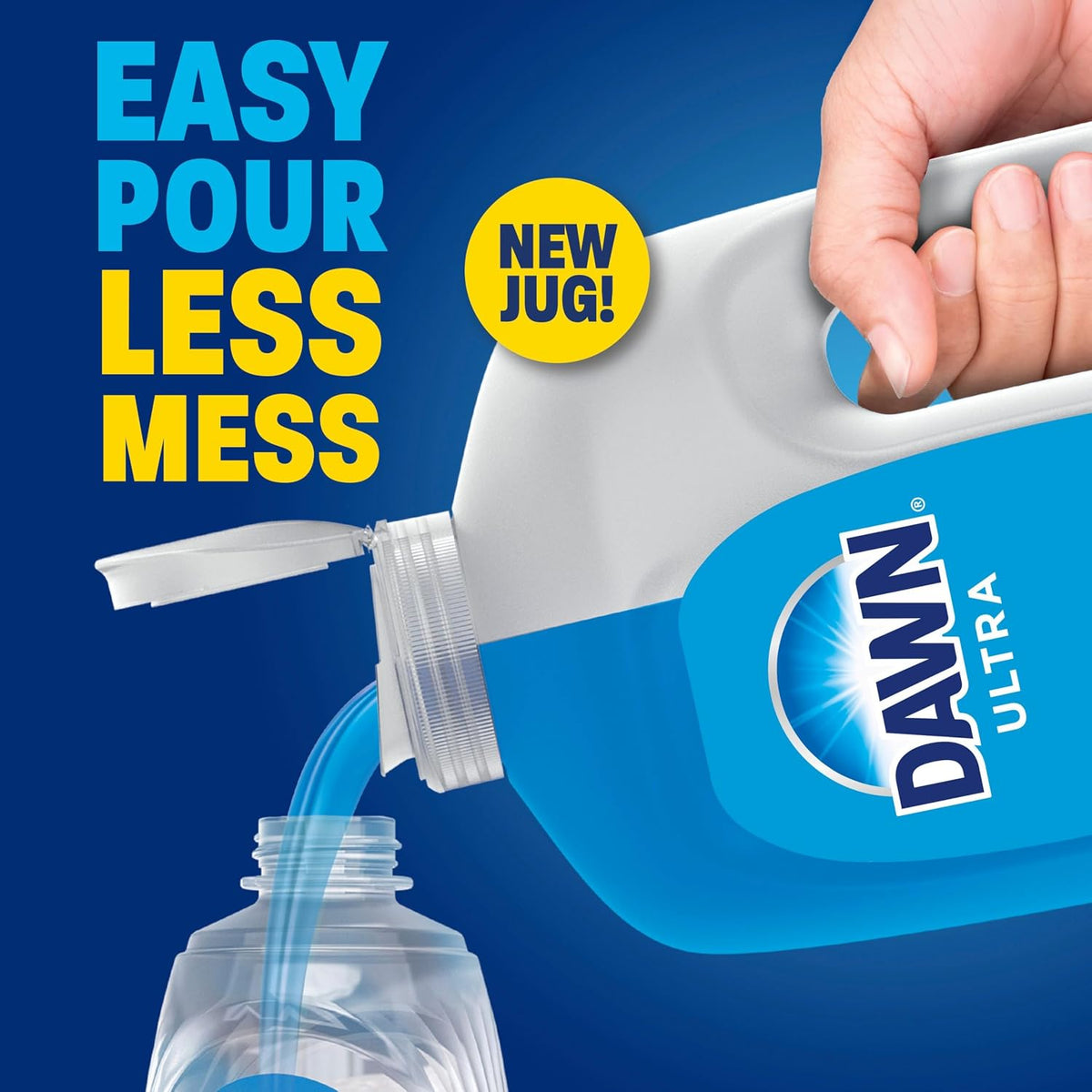 Dawn dish soap refill spout close up