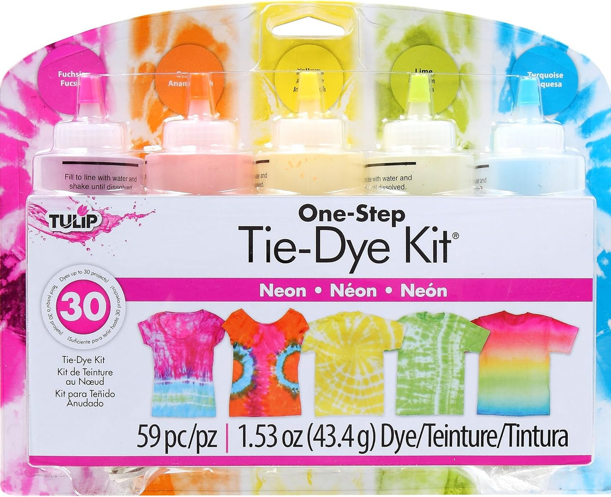 Tulip neon tie dye kit front view