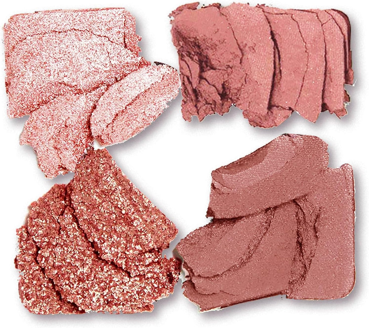 Open Charlotte Tilbury Pillow Talk eyeshadow quad showing four shades