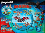 Playmobil dragon racing accessories including throwing sheep